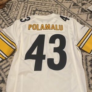 Authentic NFL Pittsburgh Steelers Jersey #43 Polamalu